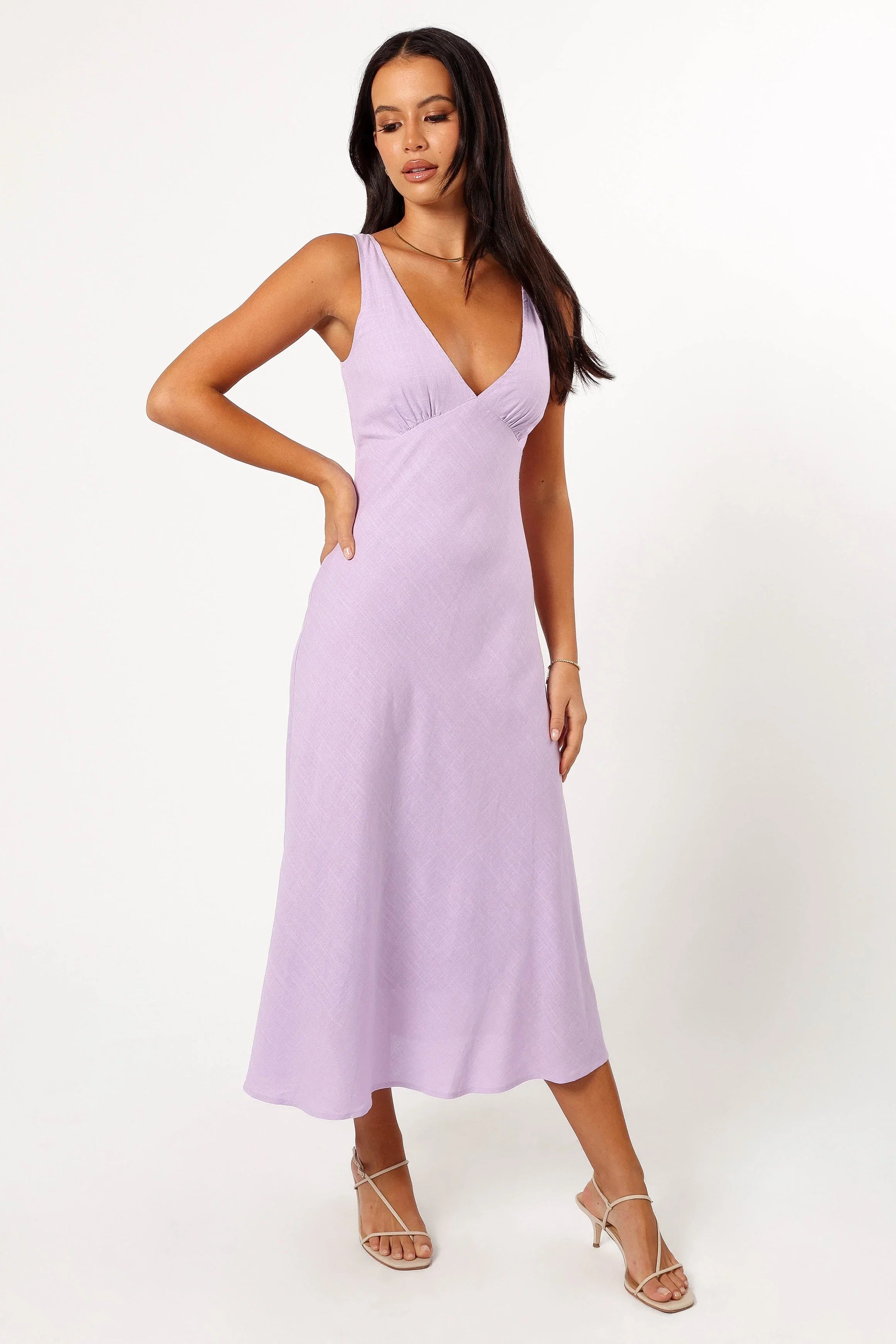 Shyla Midi Dress Lilac