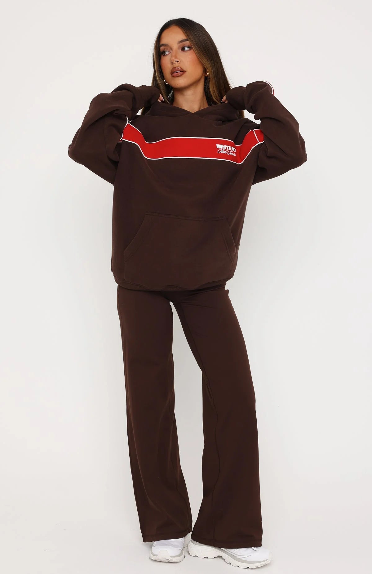Studio 17 Jules Oversized Hoodie Chocolate