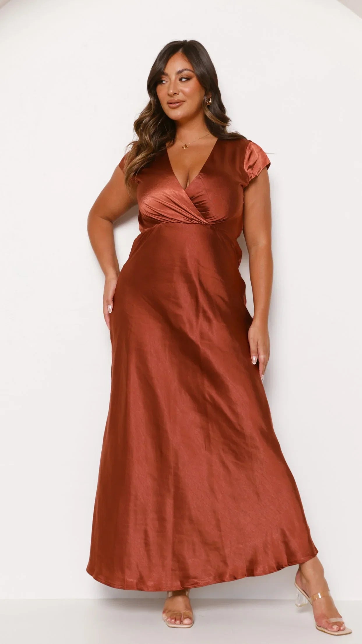 Selma Maxi Dress Rust