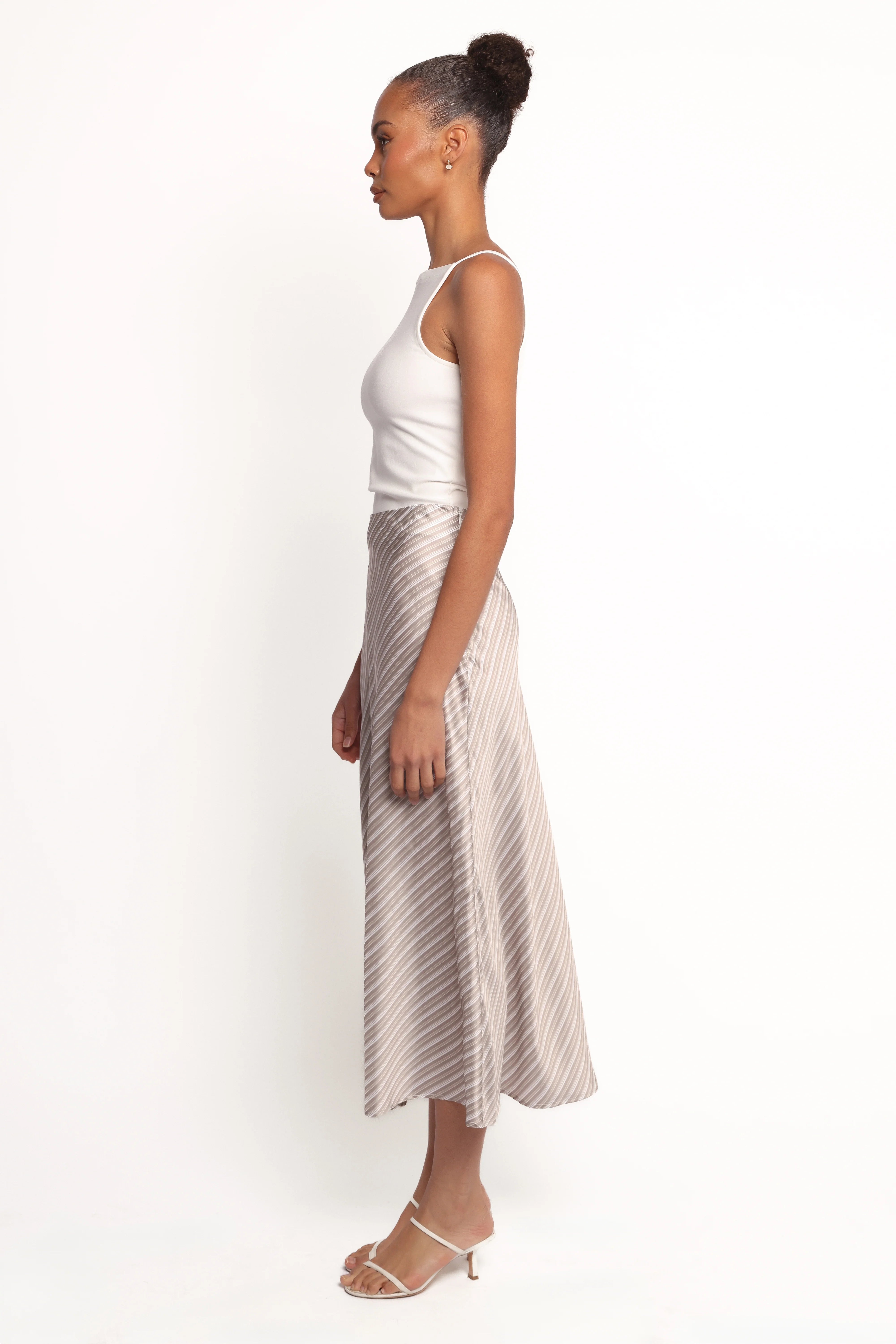 Corrina Midi Skirt Stripe