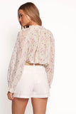 Annie Long Sleeve Top Pink Floral