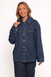 Dede Denim Shacket Denim