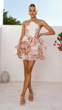 Soraya Mini Dress Pink Floral
