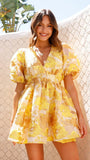 Abel Mini Dress Yellow