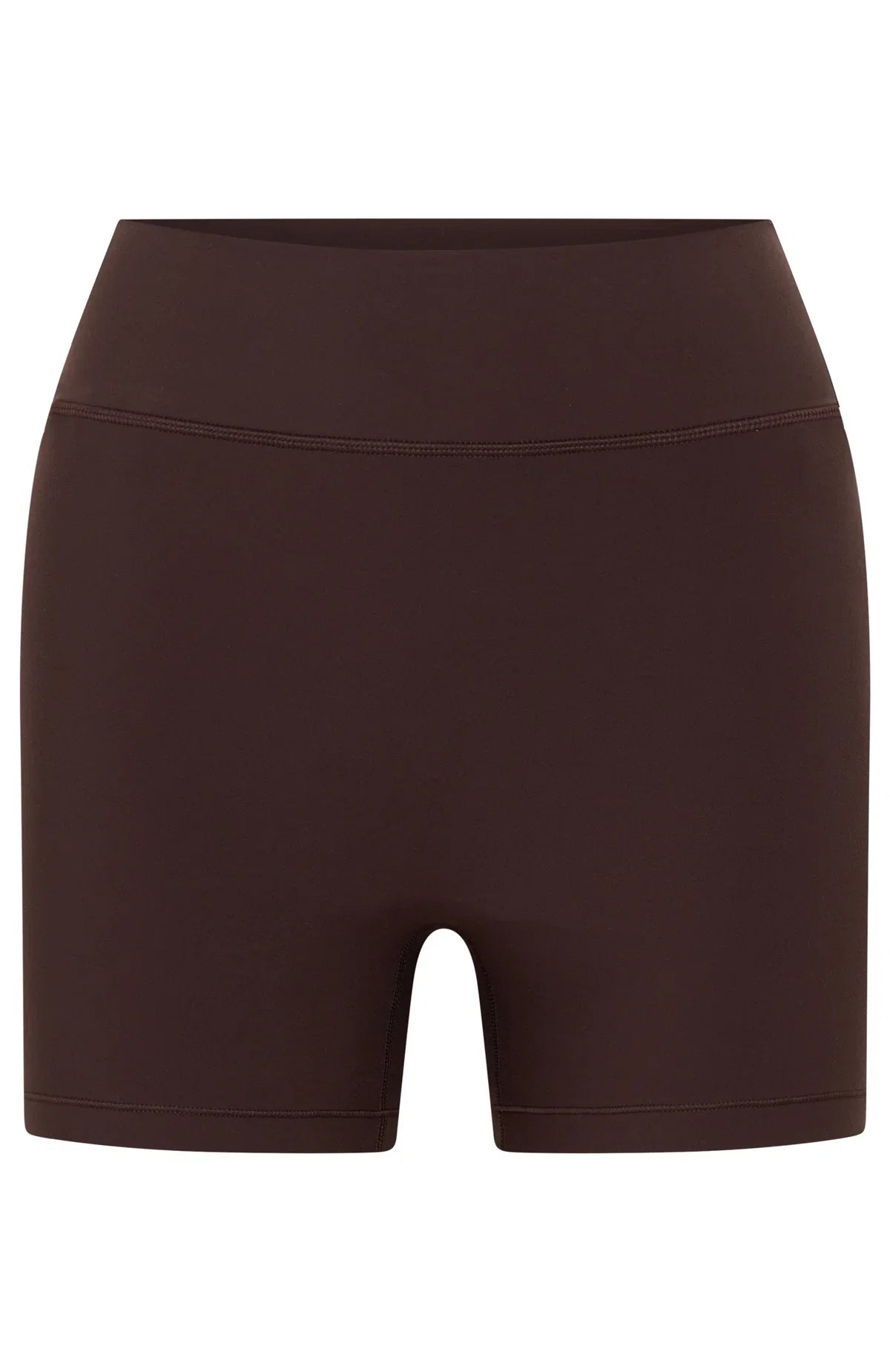 Keep Up High Waisted Shorts 4 Dark Chocolate
