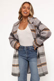 Zella Long Coat Grey Multi