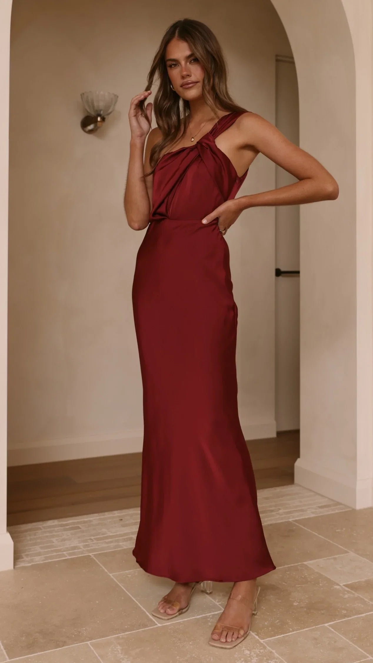 Greta Maxi Dress Wine