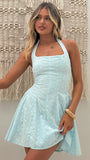 Novella Mini Dress Blue