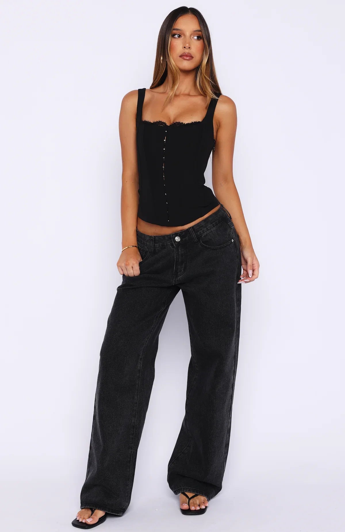 Adore Me Bustier Black