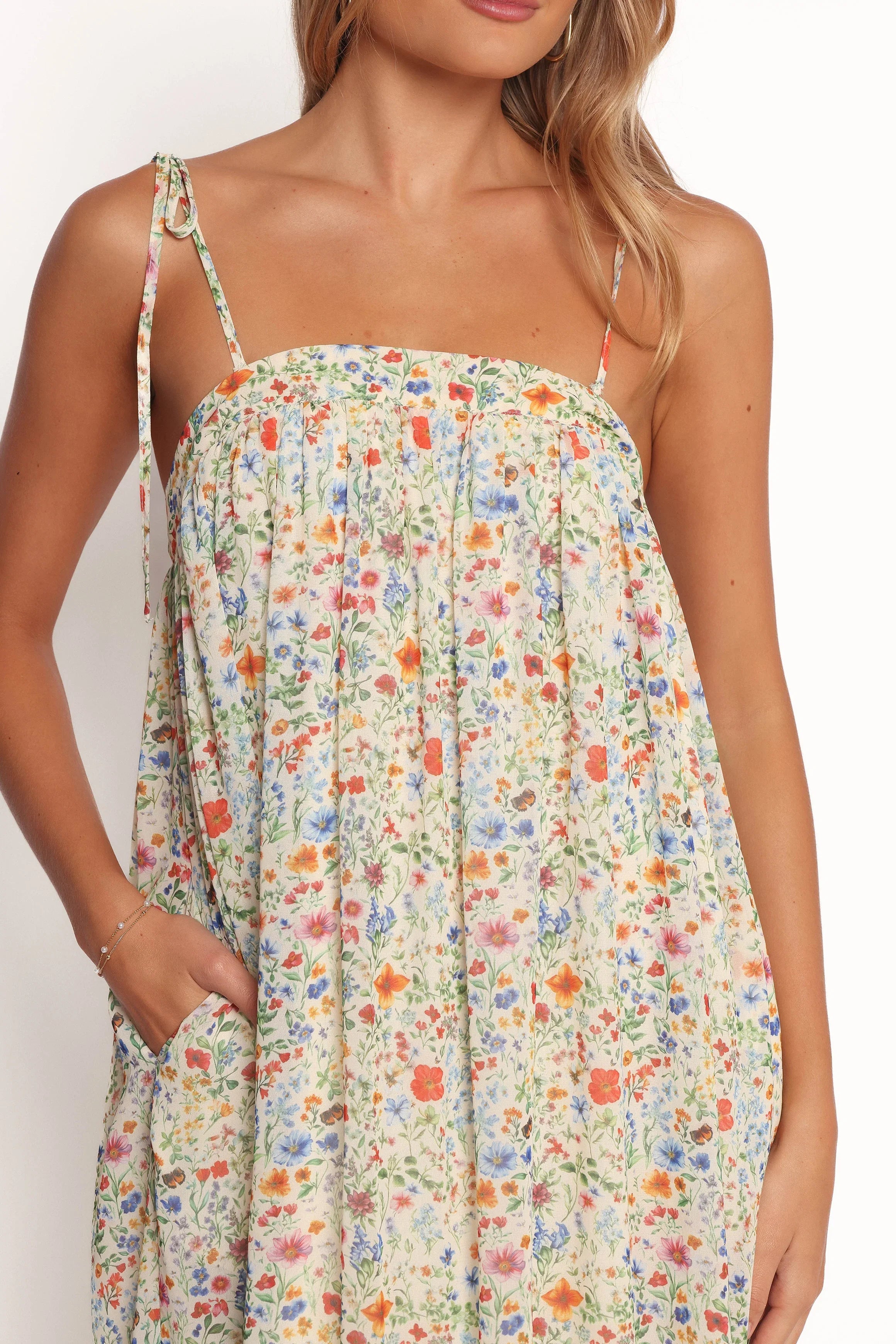 Colette Maxi Dress Garden Floral