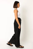 Sasha Pleated Pants Black