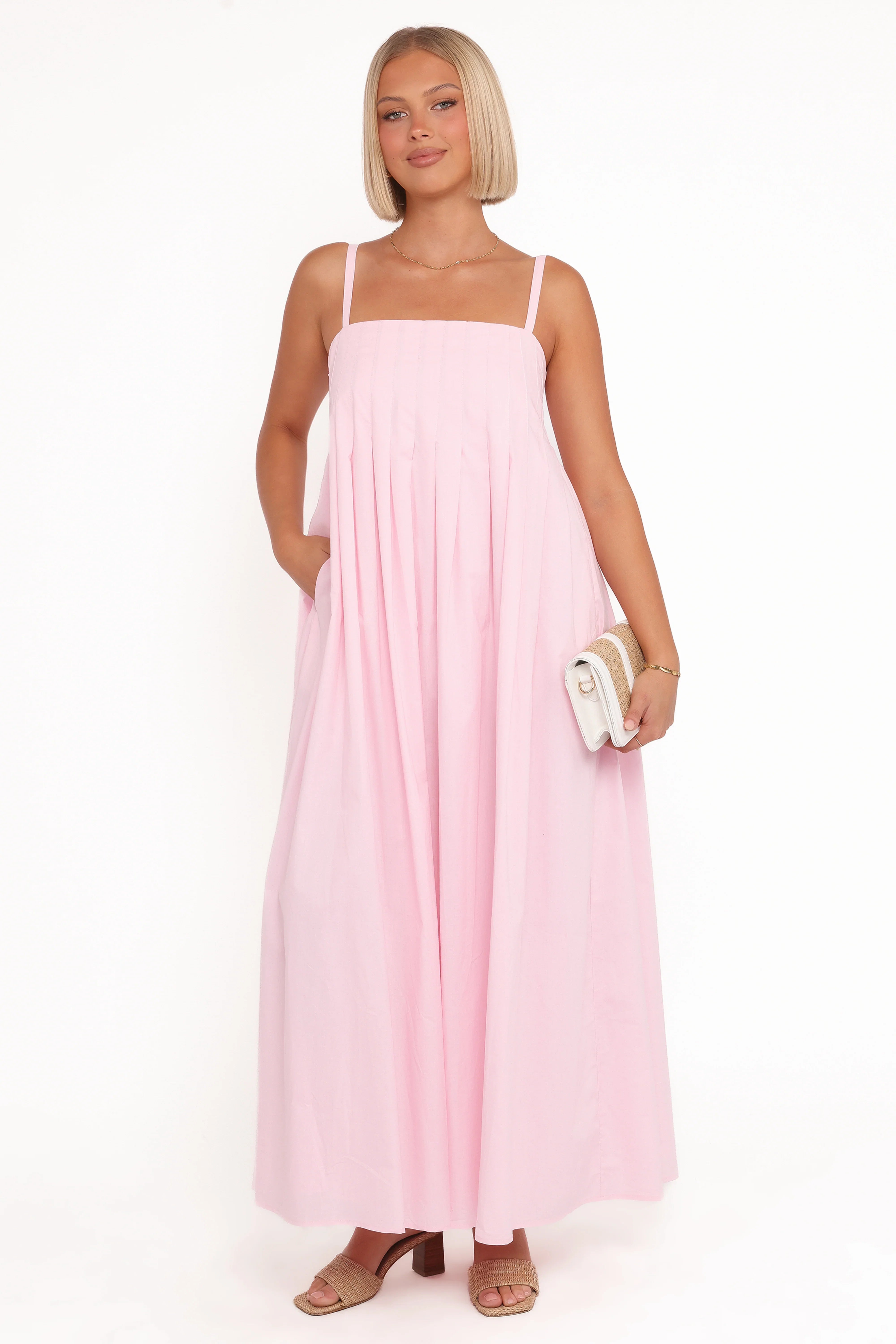 Corfu Midi Dress Pink
