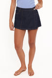 Evanna Denim Skort Dark Wash