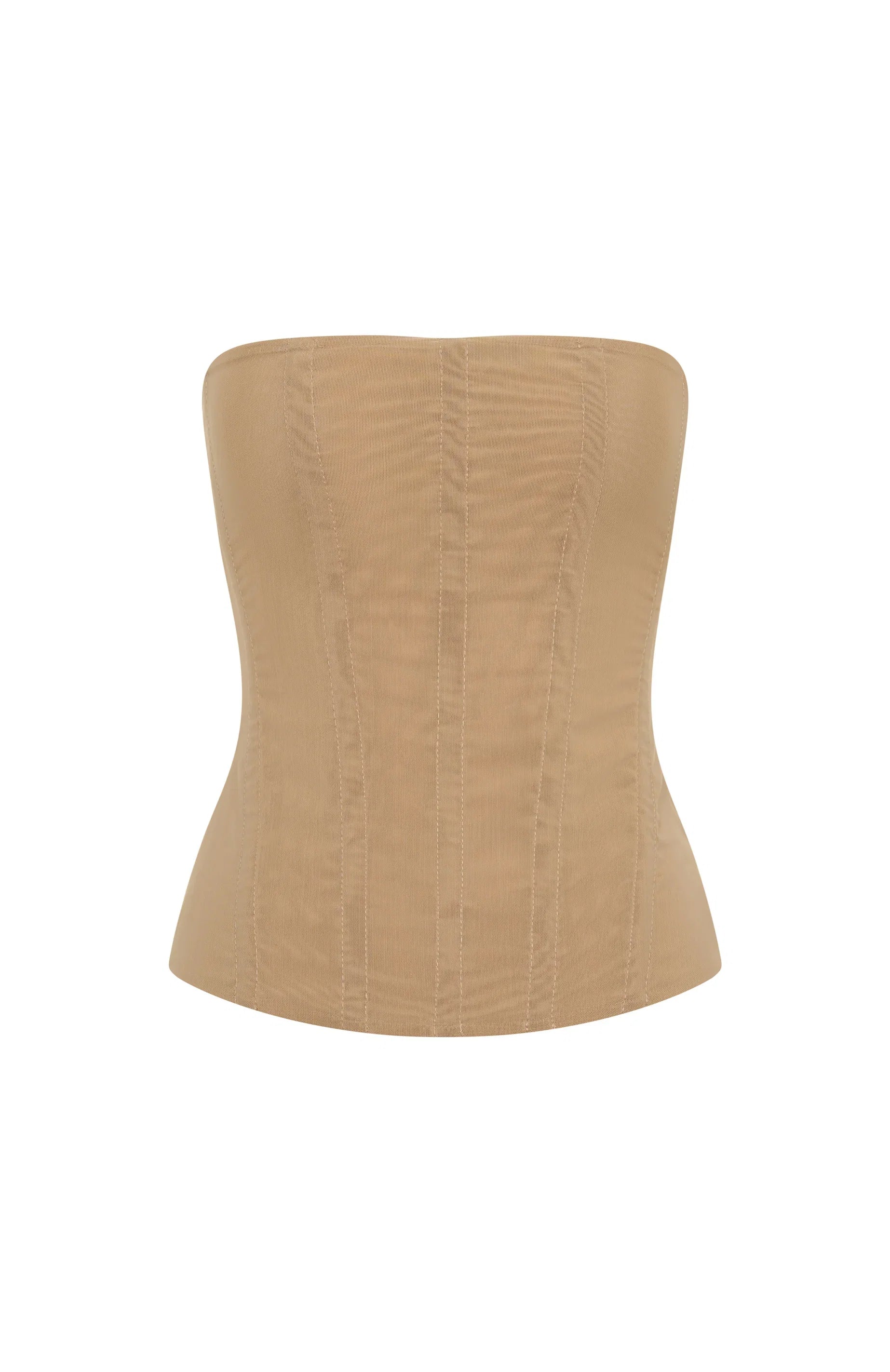 Tell Me A Secret Strapless Bustier Nude