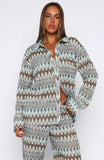 Doll Behaviour Long Sleeve Shirt Ocean Waves