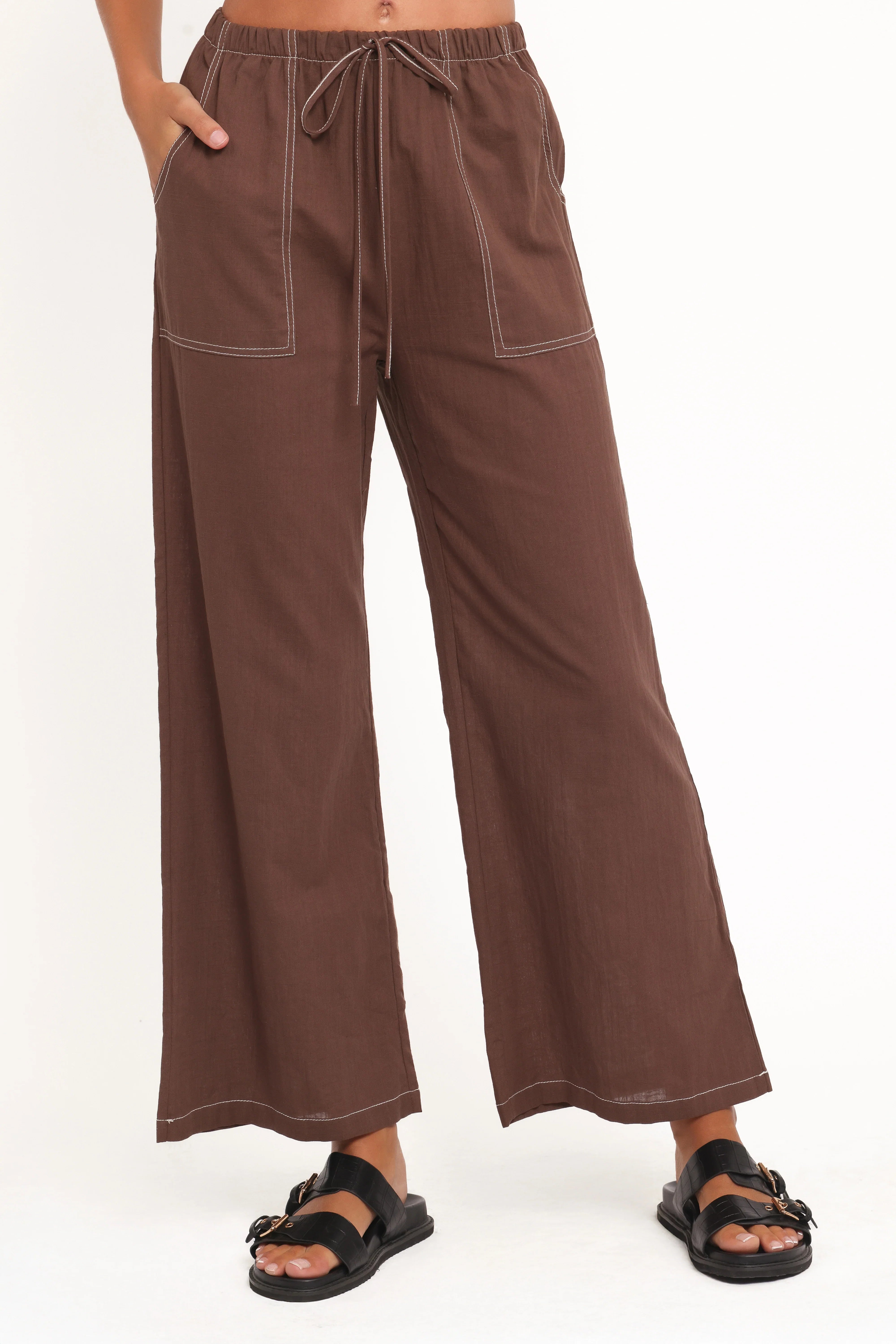 Jill Pant Set Chocolate