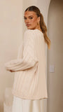 Naiva Oversized Knit Cream