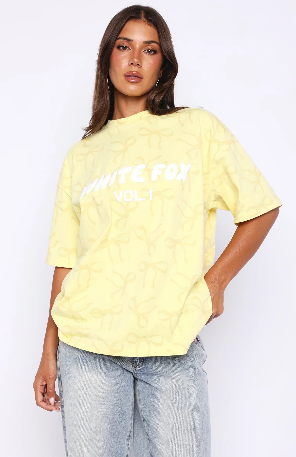 Vol 1 Oversized Tee Lemon Bow