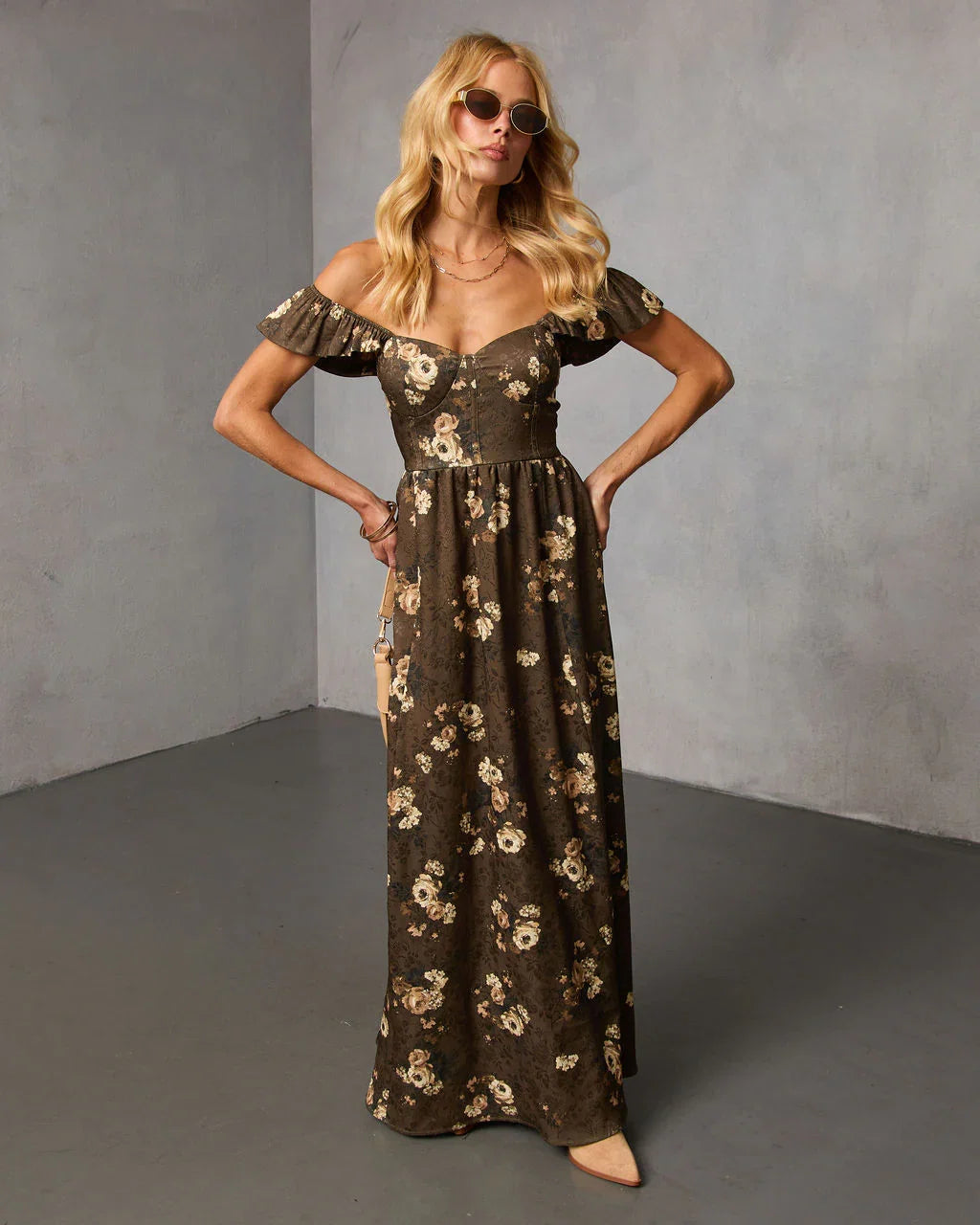 Prairie Reverie Printed Midi Dress