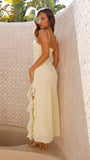 Kiyah Midi Dress Yellow