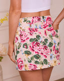 Sunveil Garden Floral Mini Skirt