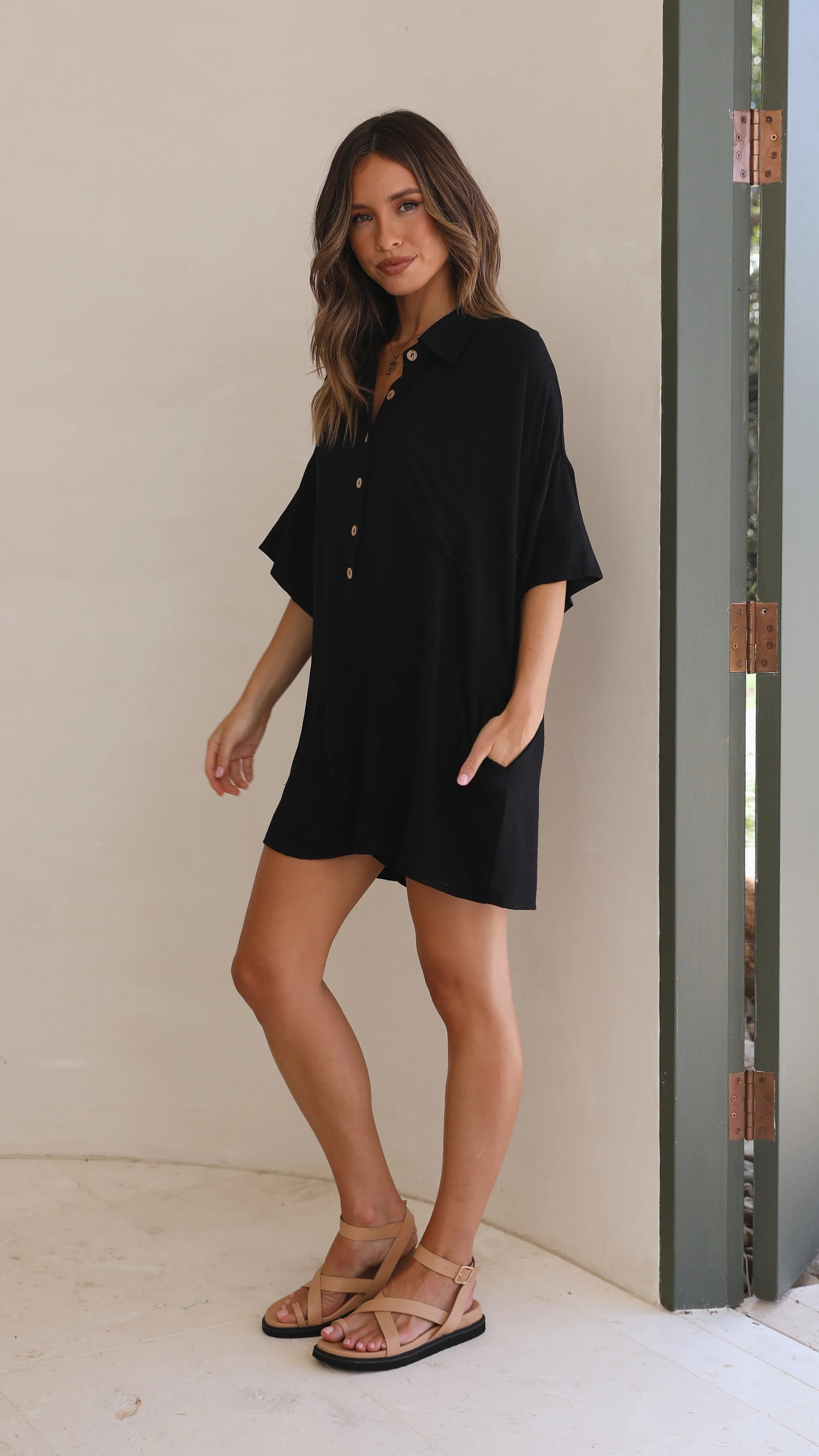 Keely Playsuit Black