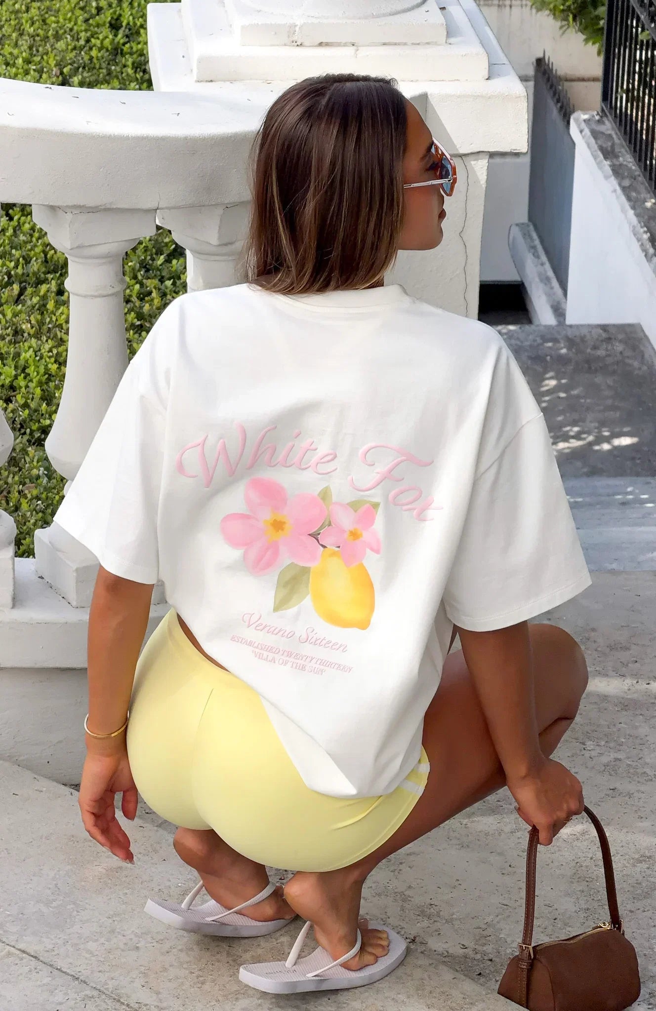 Verano Sixteen Valeria Oversized Tee White