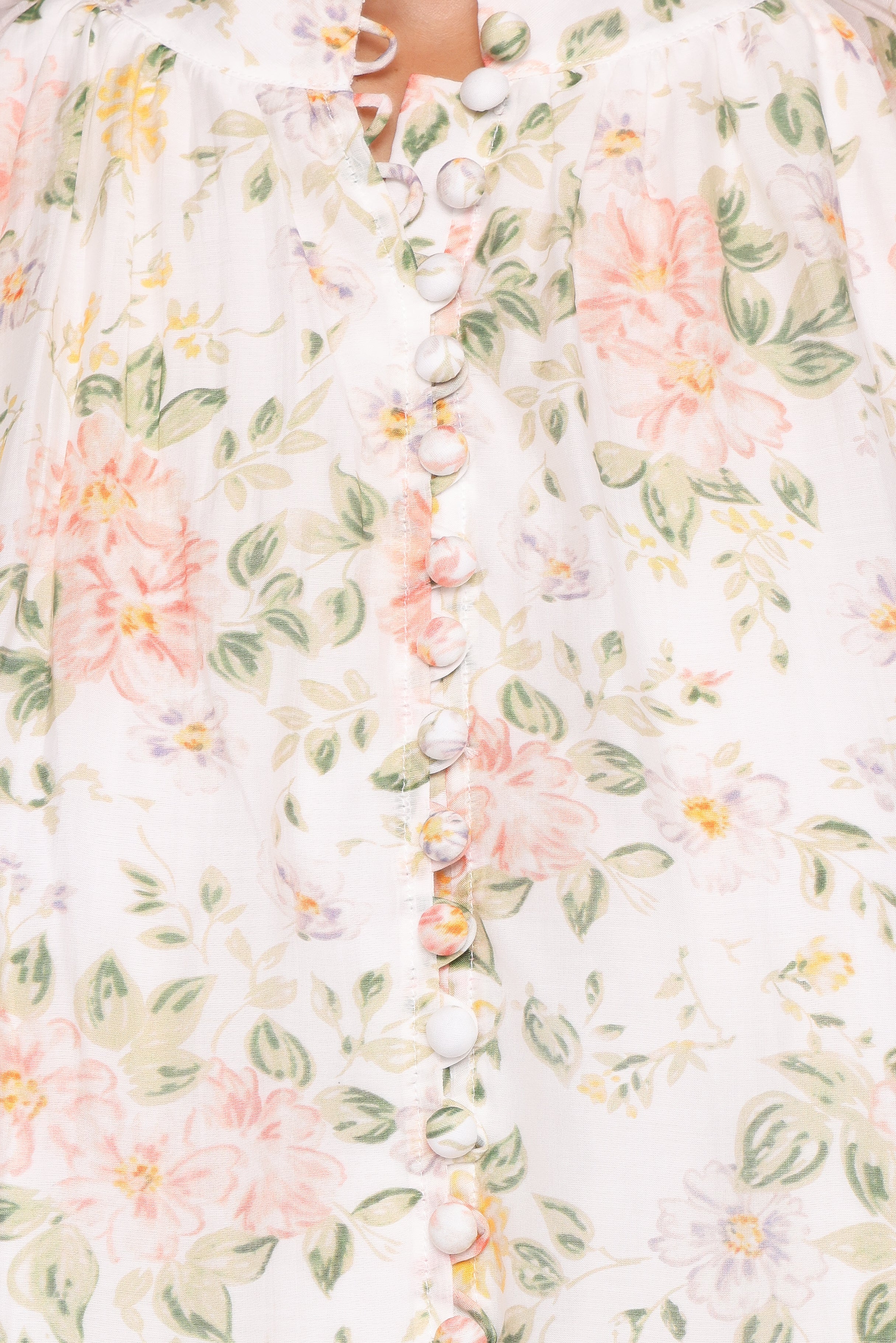Marni Top White Multi Floral