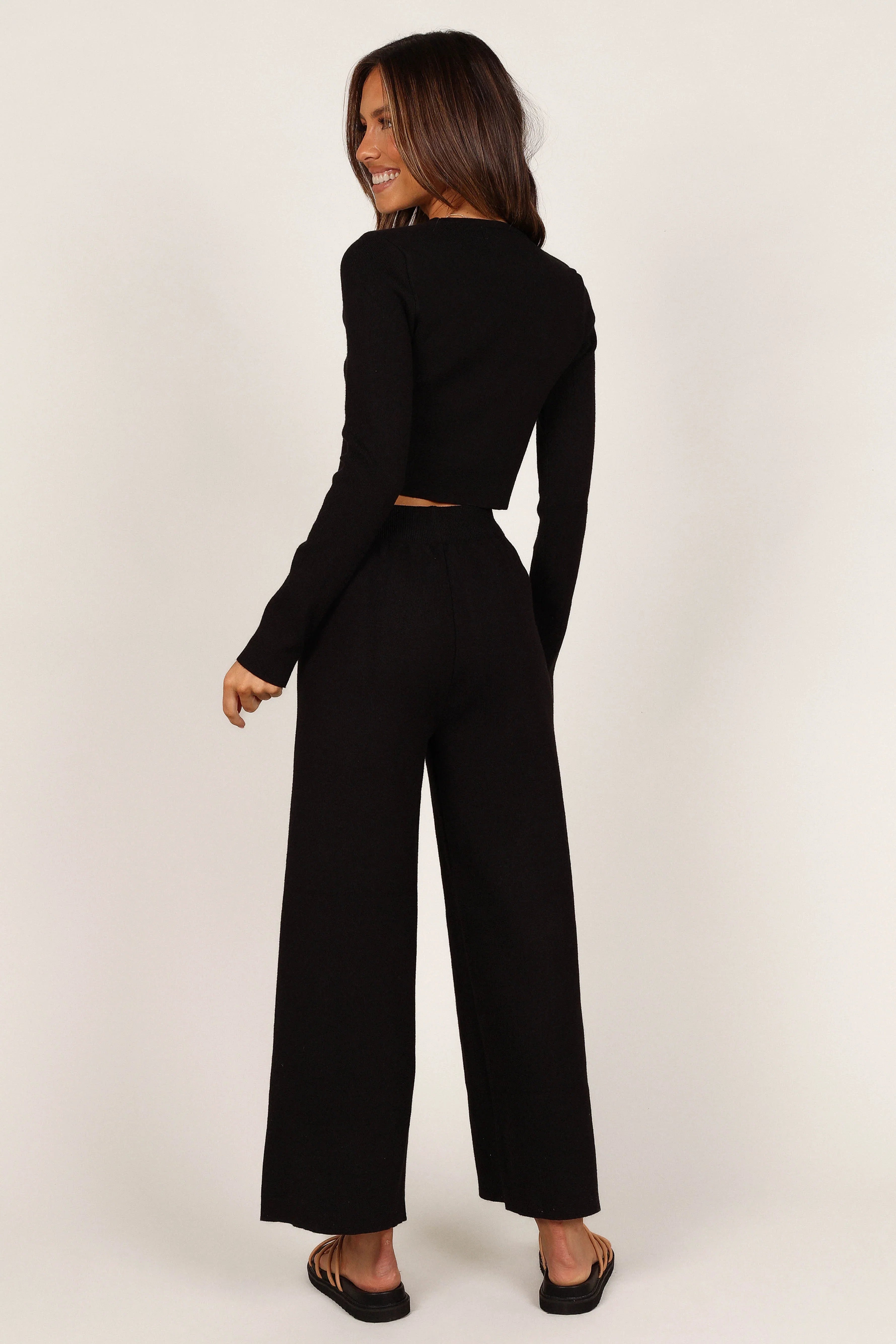 Ayers Long Sleeve Set Black