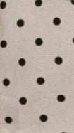 Fiana Top Beige Black Polka Dot
