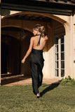 Kalina Halterneck Maxi Dress Black