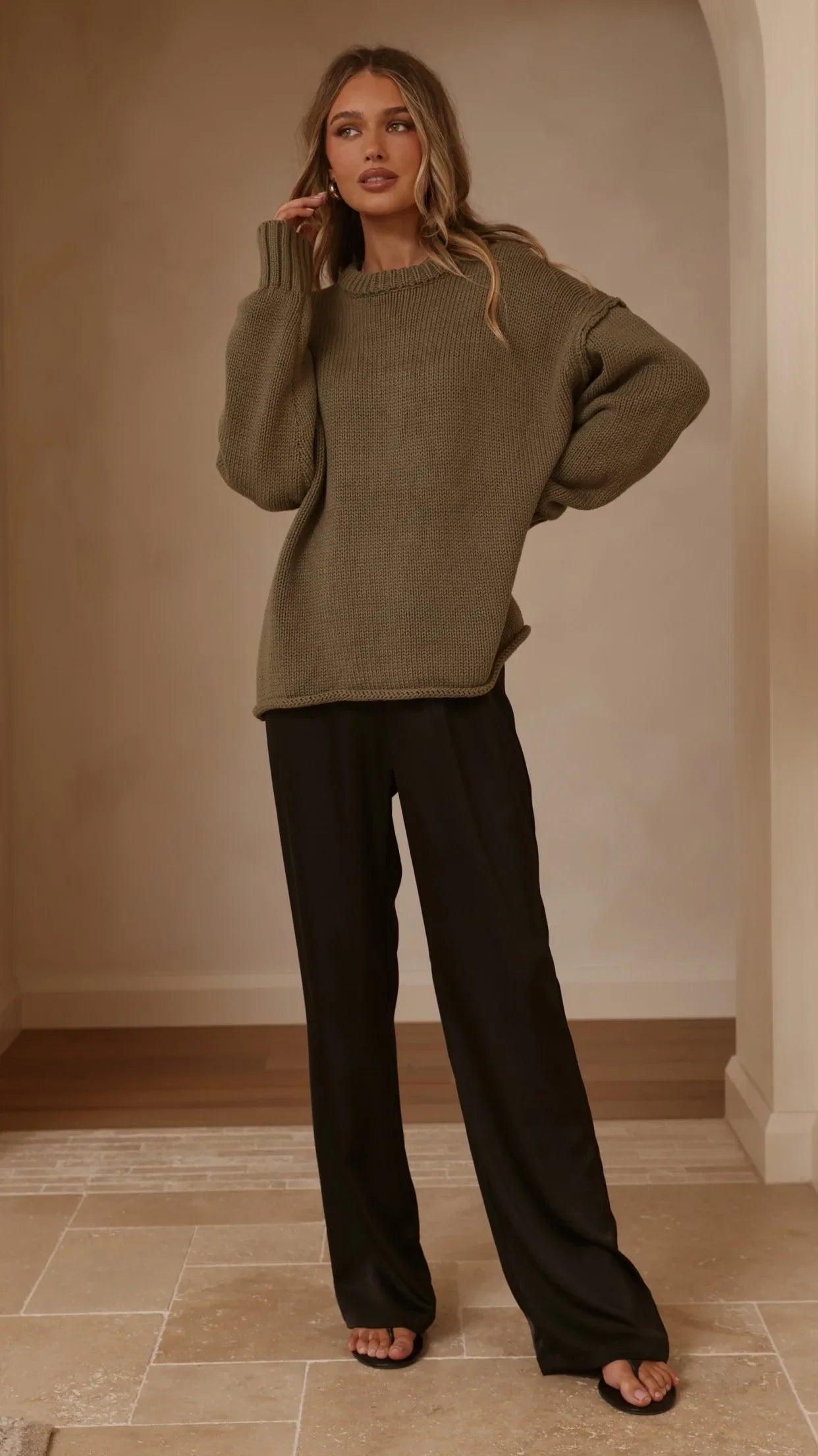 Jase Knit Khaki