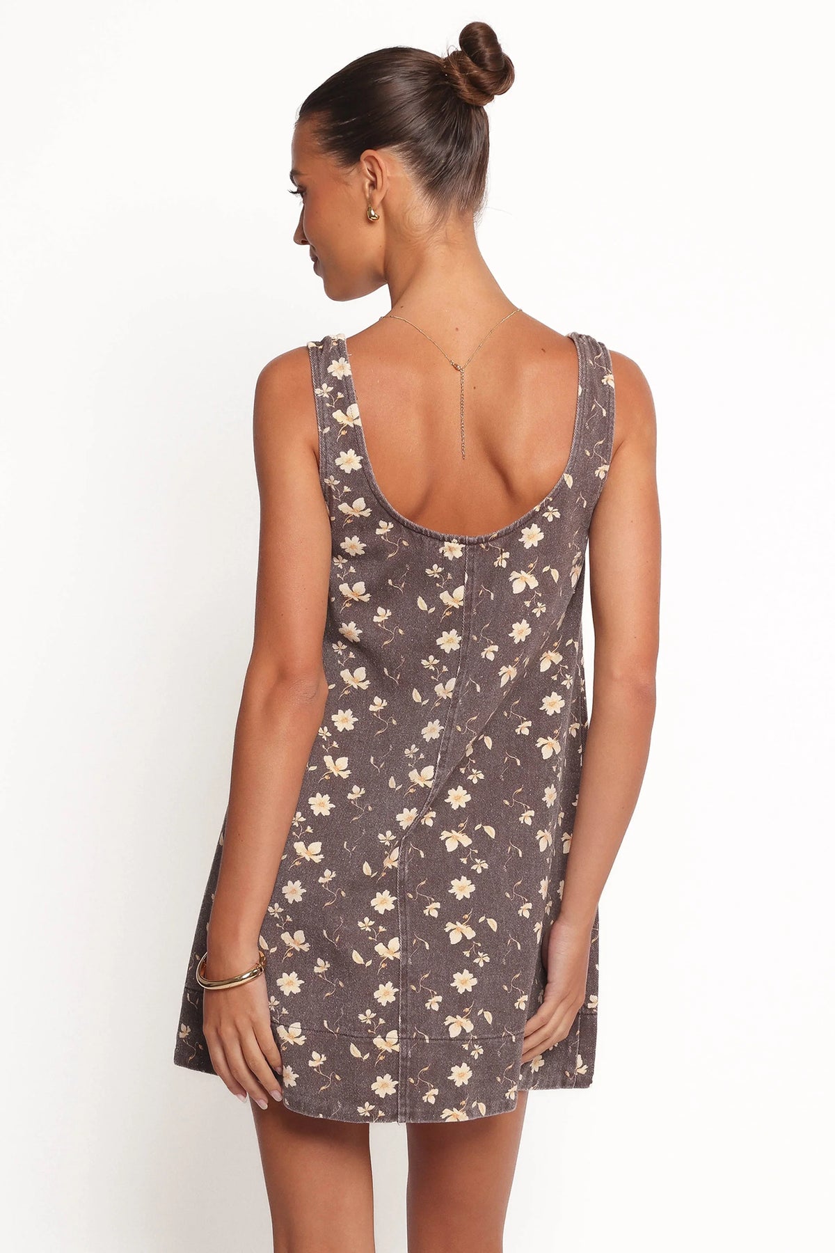 Abbott Mini Dress Brown Floral
