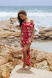 Brigid Midi Dress Sunburst