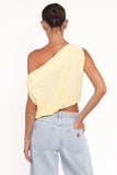 Zara Top Butter Yellow