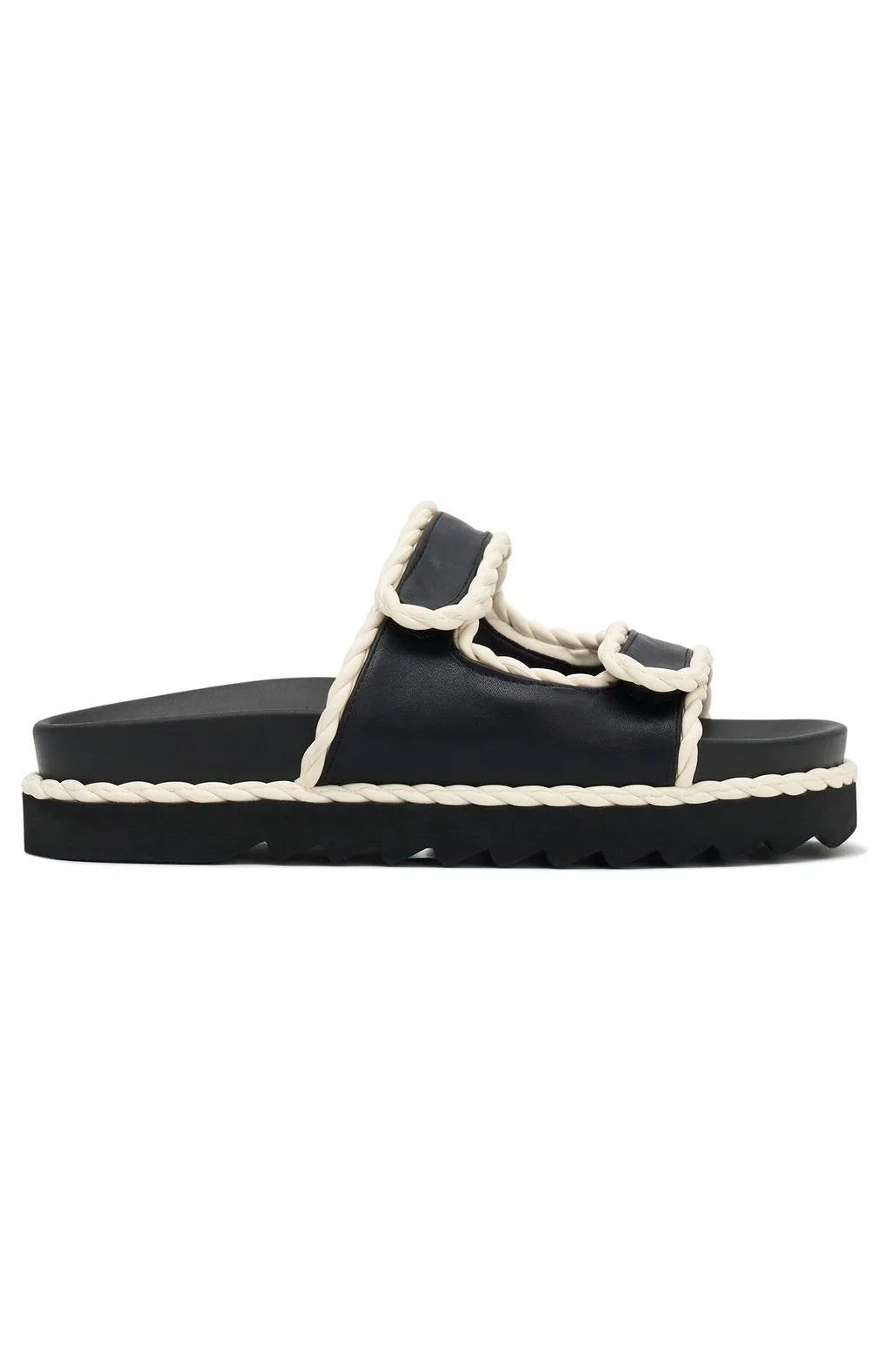 Joe Sandals Black Cream
