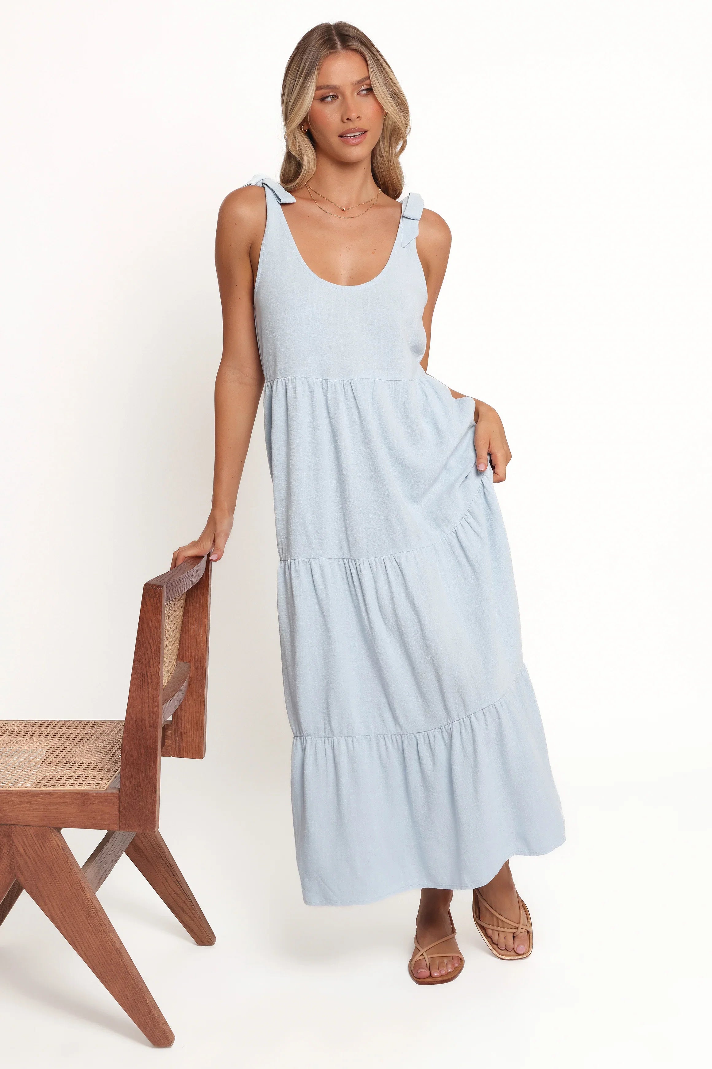 Marcy Midi Dress Blue