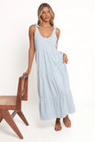 Marcy Midi Dress Blue