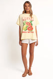 Guavas Graphic Tee Pale Yellow
