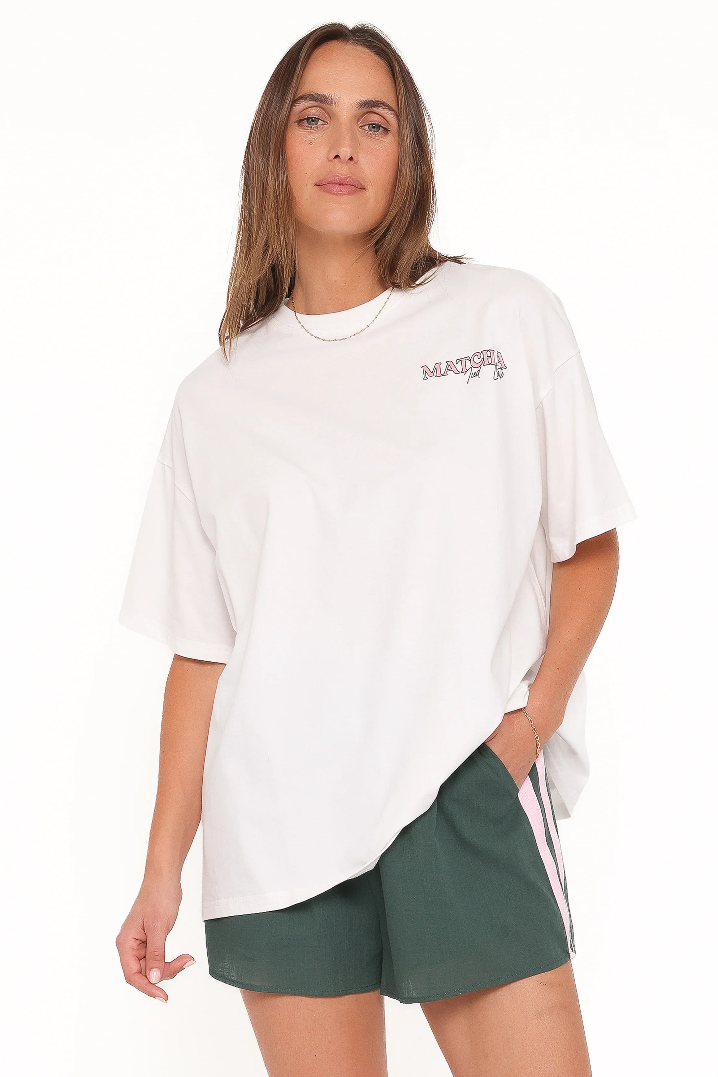 Billie Short Set Green Matcha