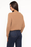 Jones Rosette Cardigan Mocha
