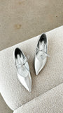 Haruna Ballet Flats Silver Metallic