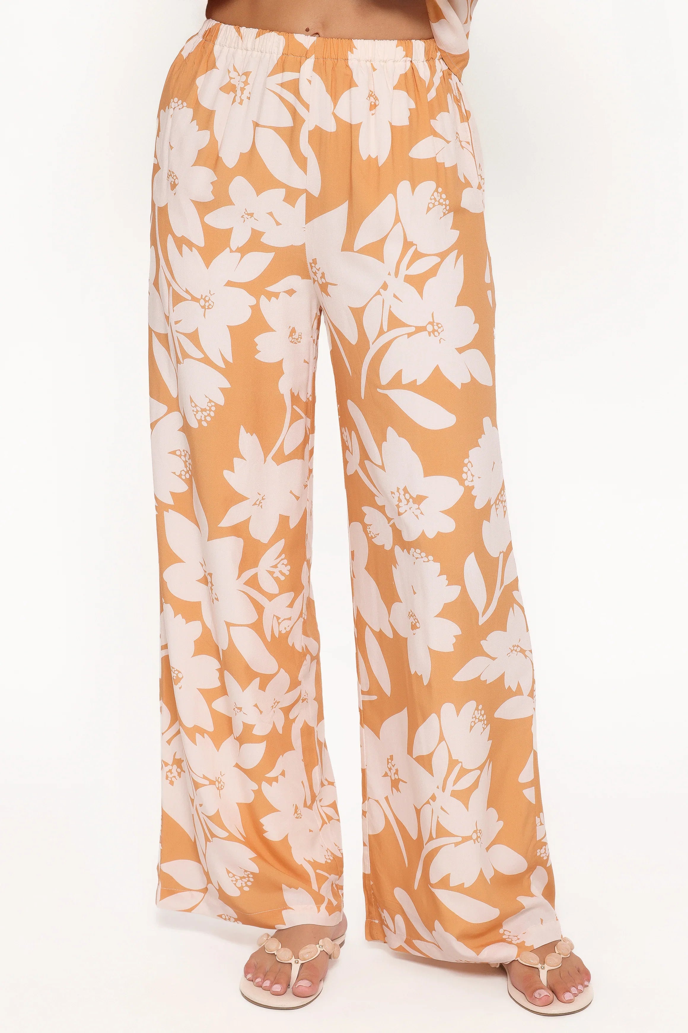 Flynn Pant Set Yellow Floral