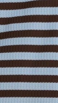 Makenna T Shirt and Shorts Set Chocolate Blue Stripe