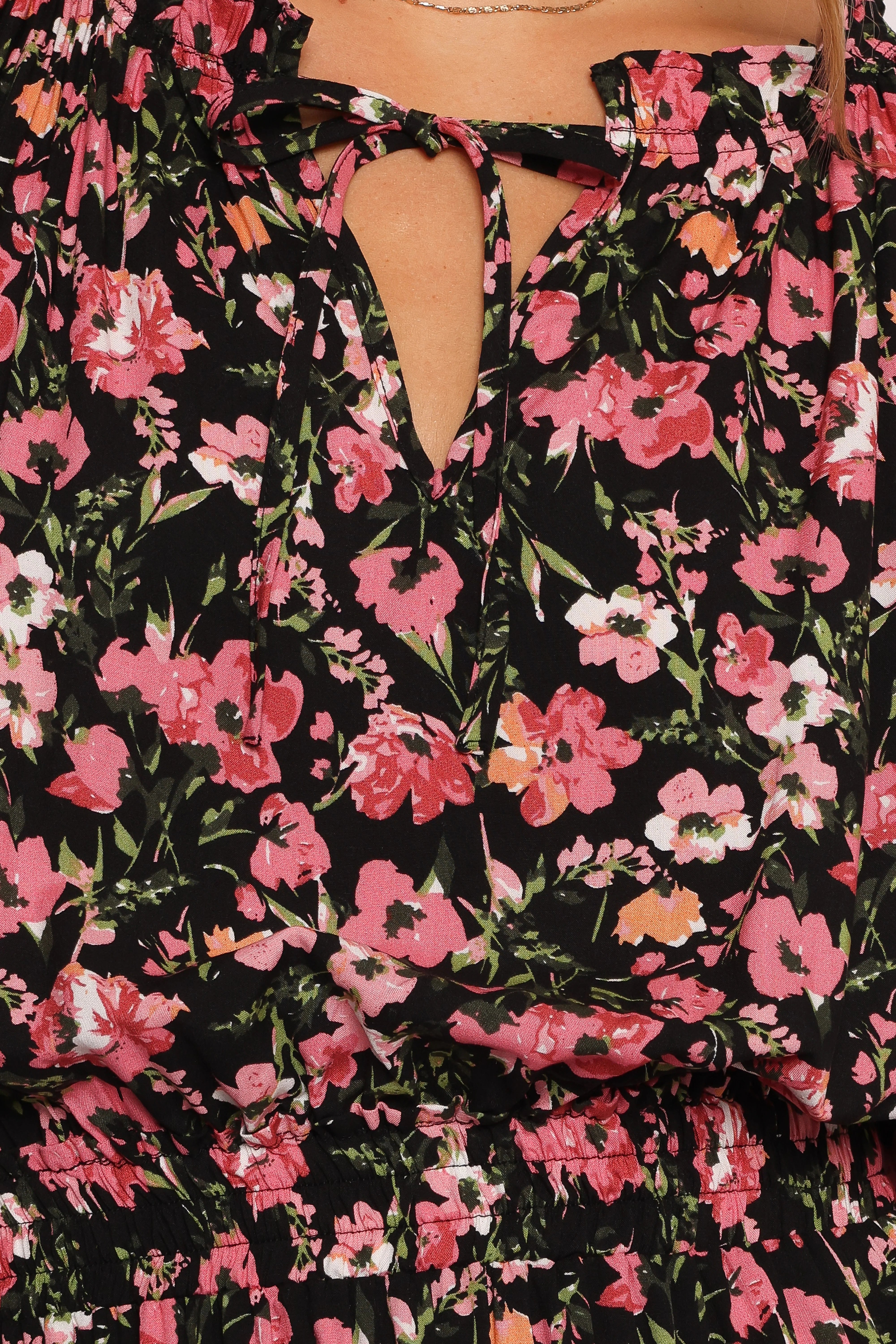 Kealan Dress Black Floral