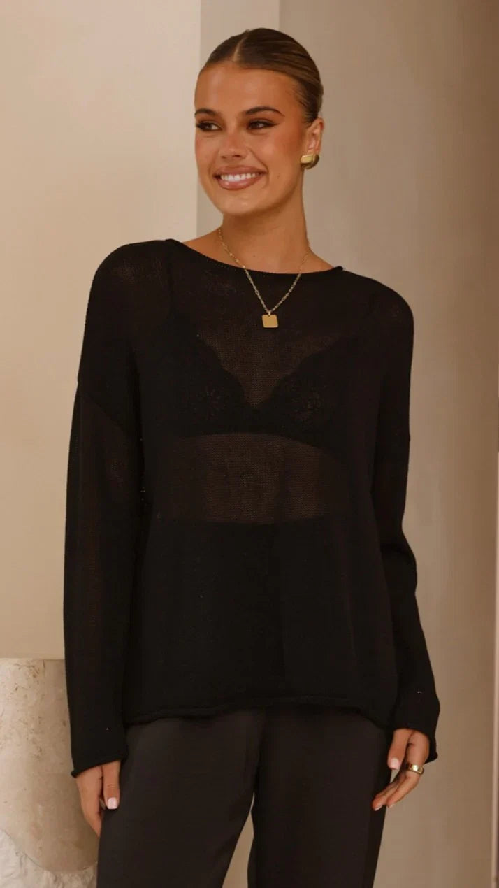 Lakoa Knit Top Black