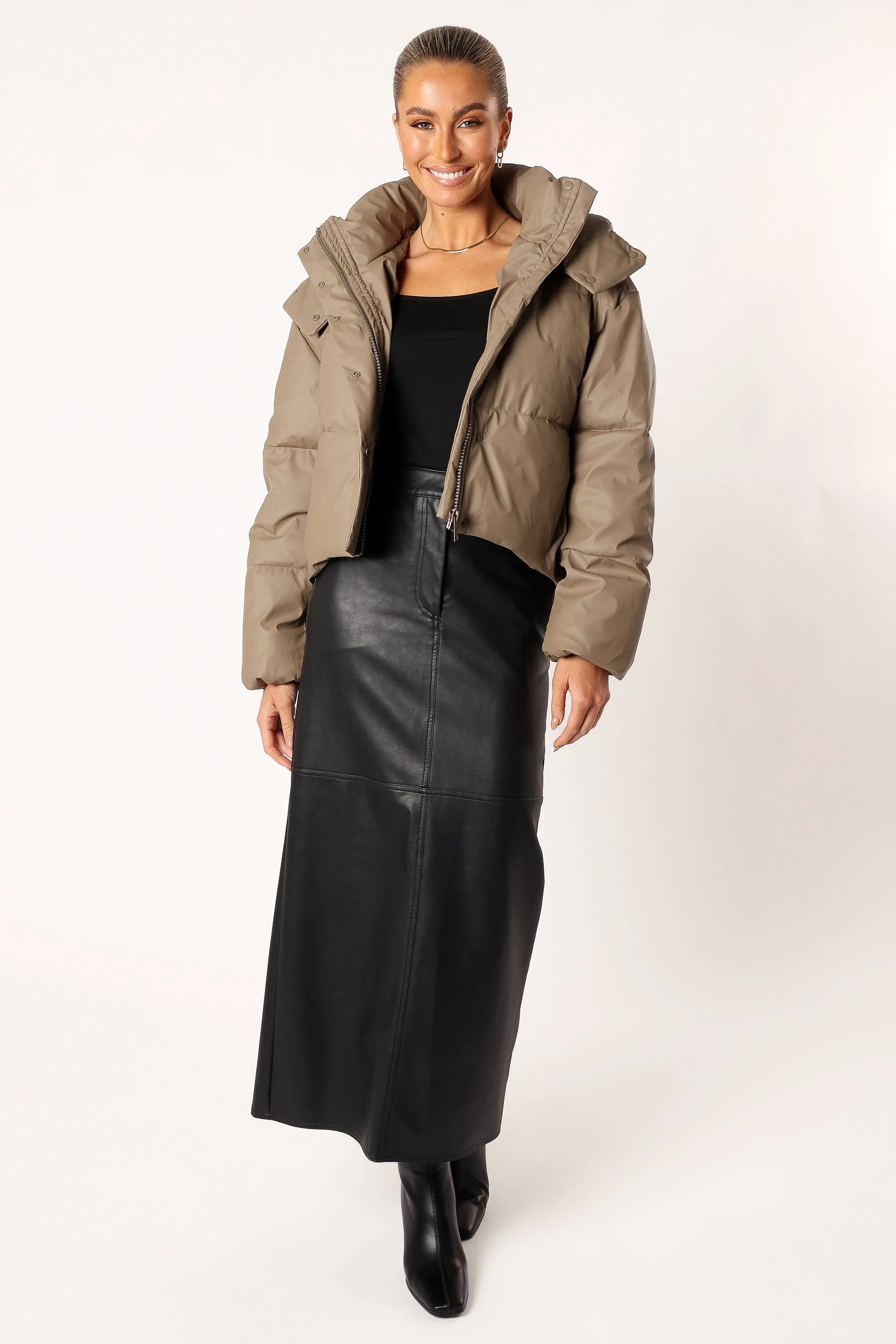 Tania Puffer Jacket Mocha