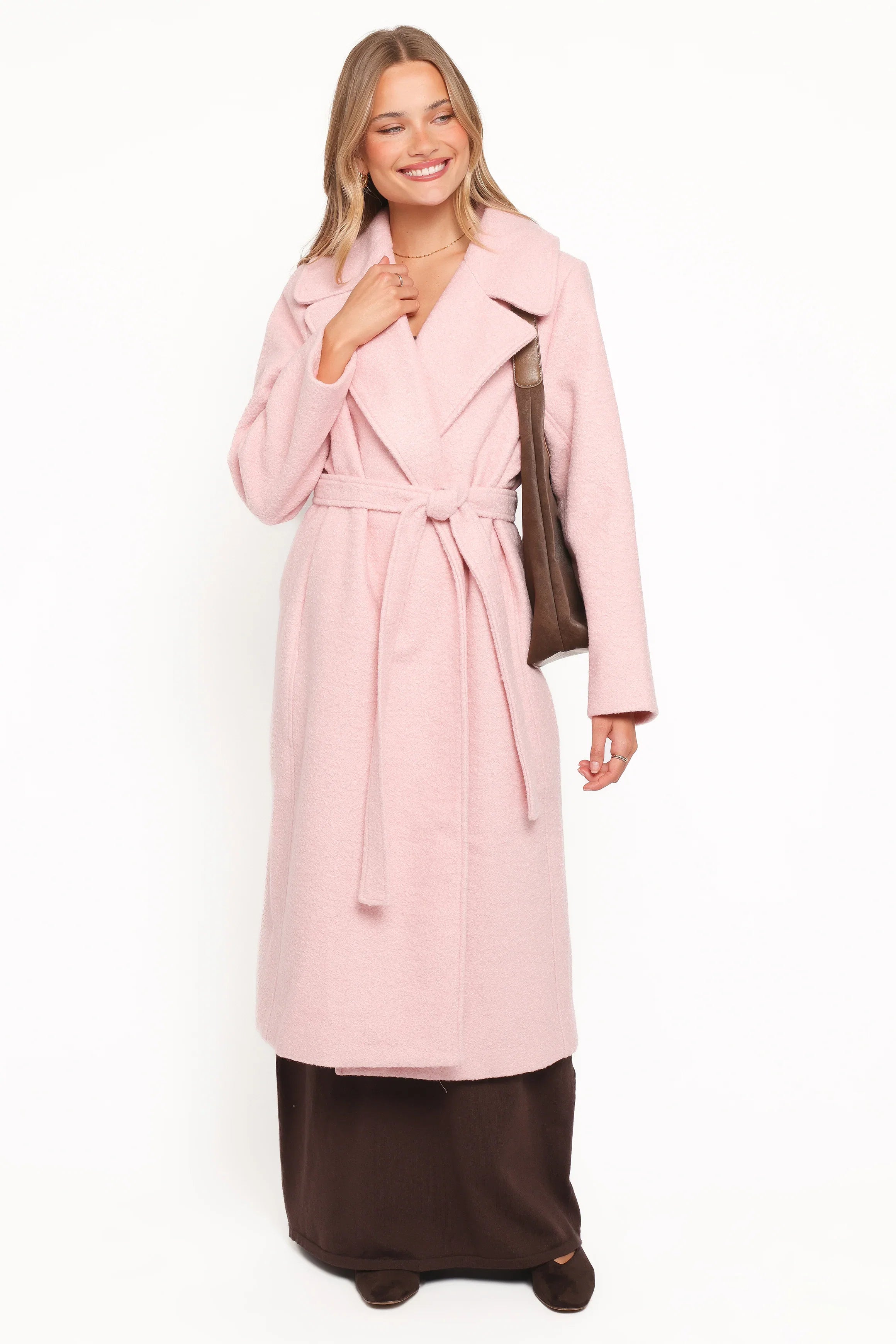 Jazzie Boucle Coat Baby Pink