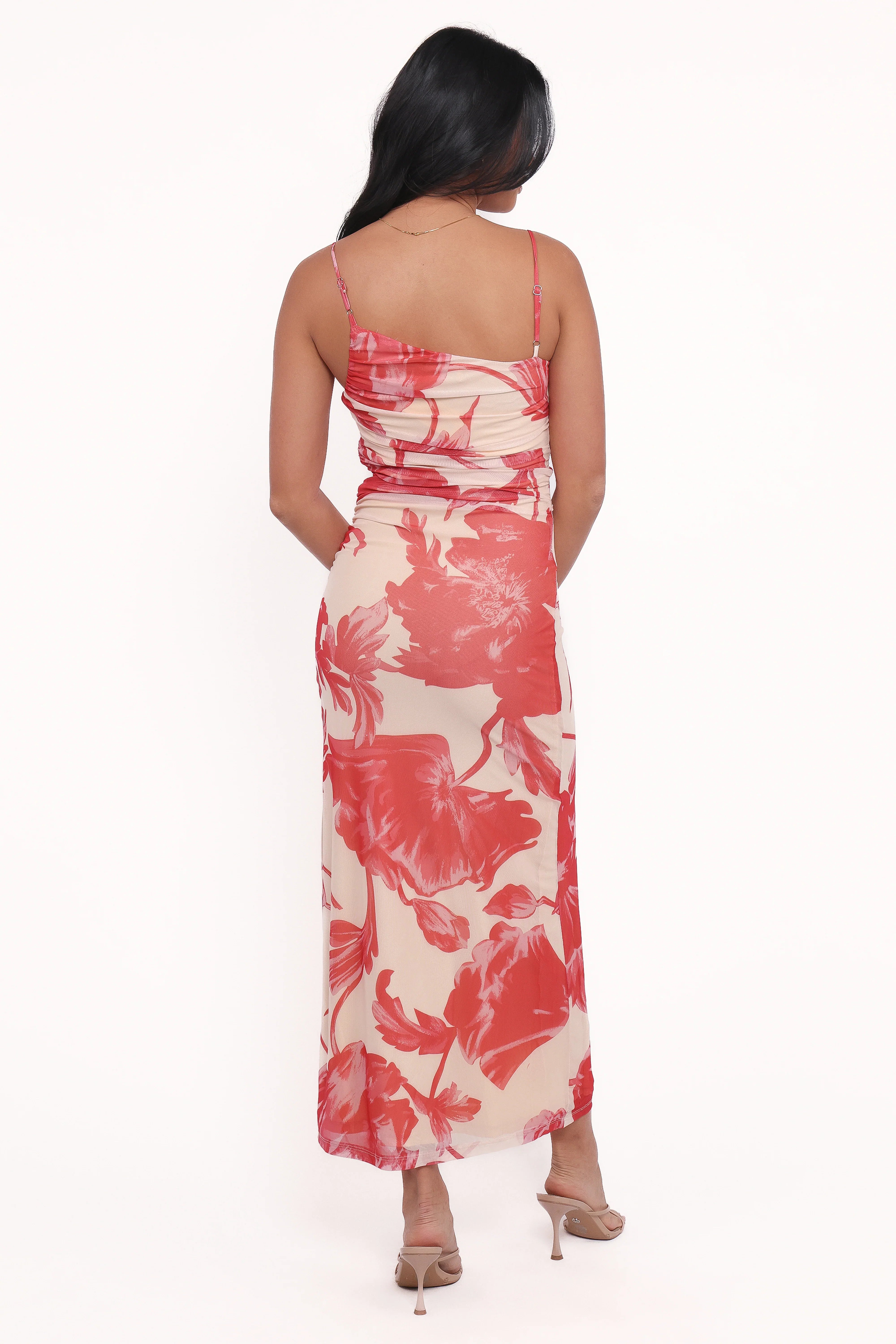Jasmine Maxi Dress Red Floral