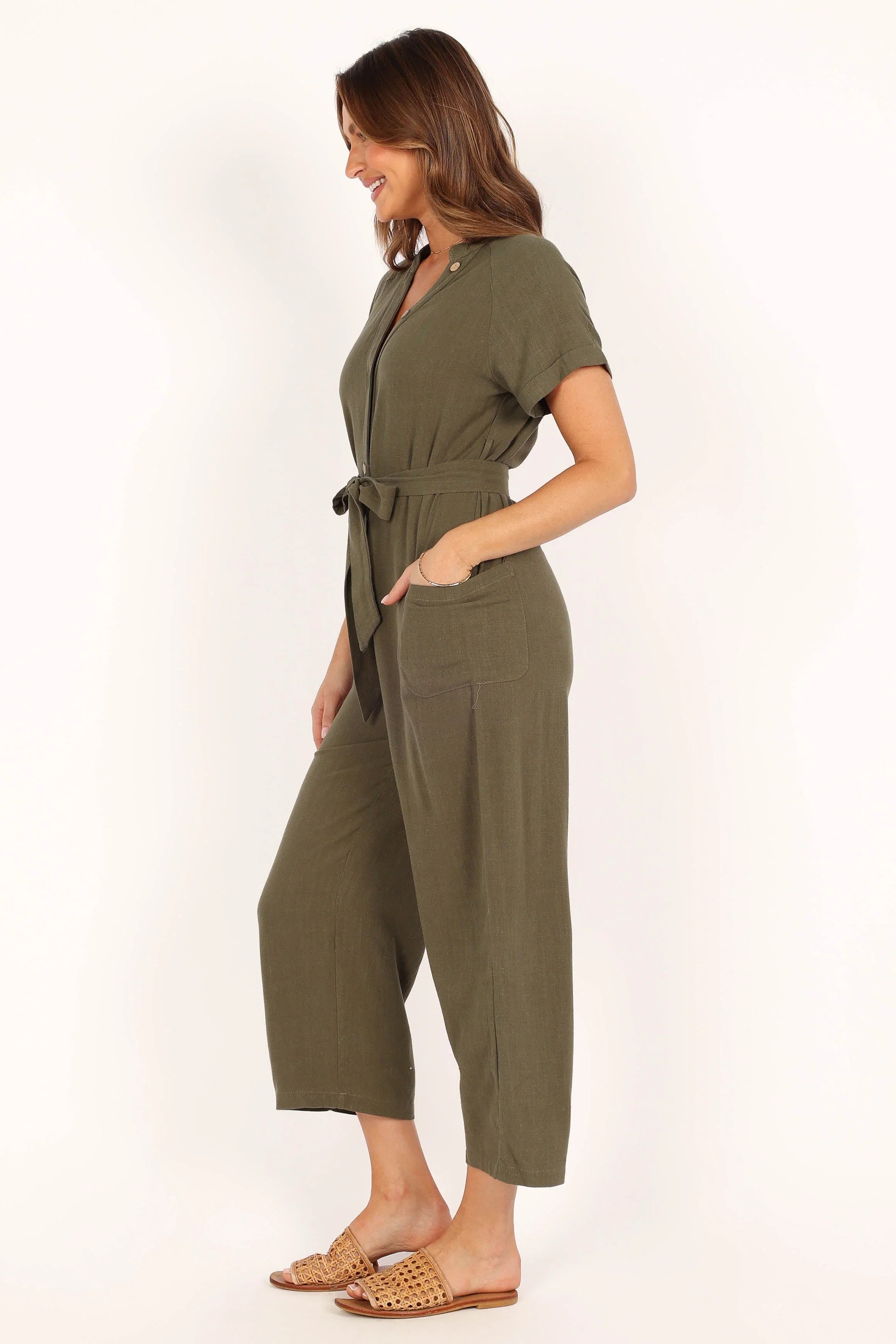 Archie Jumpsuit Olive